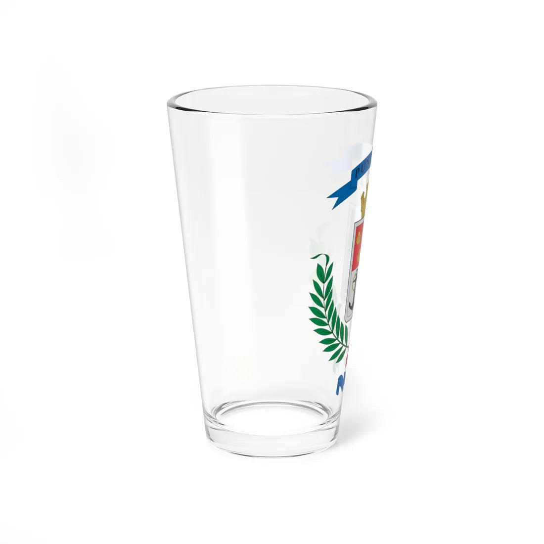 Escudo de Puntarenas (Costa Rica) (Coat of Arms) Pint Glass 16oz - Go Mug Yourself