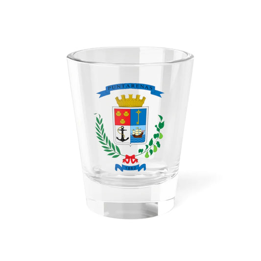 Escudo de Puntarenas (Costa Rica) (Coat of Arms) Shot Glass 1.5oz 1.5oz - Go Mug Yourself
