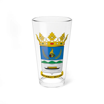 Escudo de Purificacion (Colombia) (Coat of Arms) Pint Glass 16oz 16oz - Go Mug Yourself