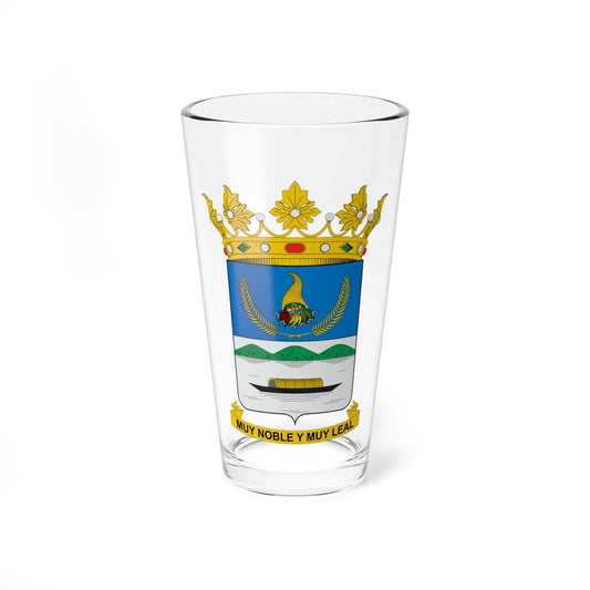 Escudo de Purificacion (Colombia) (Coat of Arms) Pint Glass 16oz 16oz - Go Mug Yourself