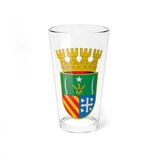 Escudo de Putaendo (Chile) (Coat of Arms) Pint Glass 16oz 16oz - Go Mug Yourself