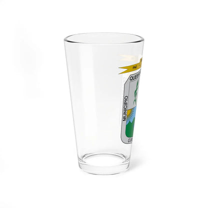 Escudo de Quebradanegra (Colombia) (Coat of Arms) Pint Glass 16oz - Go Mug Yourself
