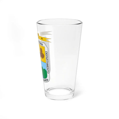 Escudo de Quebradanegra (Colombia) (Coat of Arms) Pint Glass 16oz - Go Mug Yourself