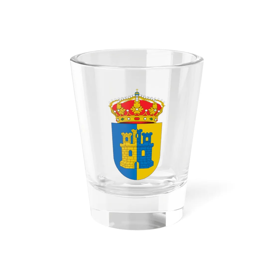 Escudo de Quel (Spain) (Coat of Arms) Shot Glass 1.5oz 1.5oz - Go Mug Yourself