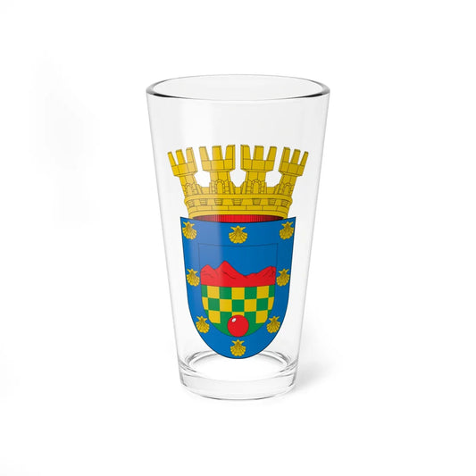 Escudo de Quilicura (Chile) (Coat of Arms) Pint Glass 16oz 16oz - Go Mug Yourself