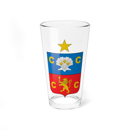 Escudo de Quillota (Chile) (Coat of Arms) Pint Glass 16oz 16oz - Go Mug Yourself