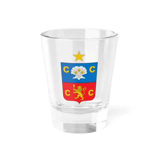 Escudo de Quillota (Chile) (Coat of Arms) Shot Glass 1.5oz 1.5oz - Go Mug Yourself