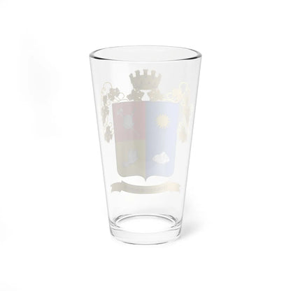 Escudo de Quilpué (Chile) (Coat of Arms) Pint Glass 16oz - Go Mug Yourself