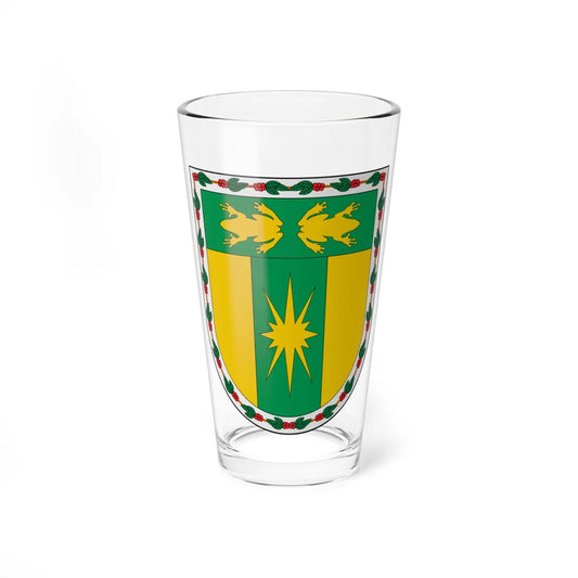 Escudo de Quimbaya (Colombia) (Coat of Arms) Pint Glass 16oz 16oz - Go Mug Yourself
