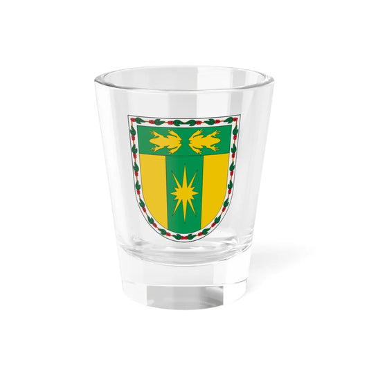 Escudo de Quimbaya (Colombia) (Coat of Arms) Shot Glass 1.5oz 1.5oz - Go Mug Yourself