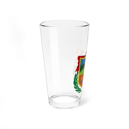 Escudo de íquira - Huila (Colombia) (Coat of Arms) Pint Glass 16oz - Go Mug Yourself