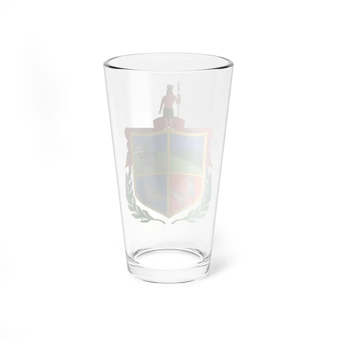Escudo de íquira - Huila (Colombia) (Coat of Arms) Pint Glass 16oz - Go Mug Yourself
