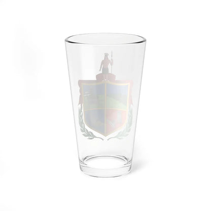 Escudo de íquira - Huila (Colombia) (Coat of Arms) Pint Glass 16oz - Go Mug Yourself