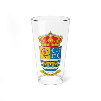 Escudo de Quéntar (Spain) (Coat of Arms) Pint Glass 16oz 16oz - Go Mug Yourself