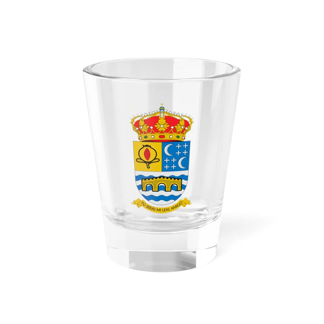 Escudo de Quéntar (Spain) (Coat of Arms) Shot Glass 1.5oz 1.5oz - Go Mug Yourself