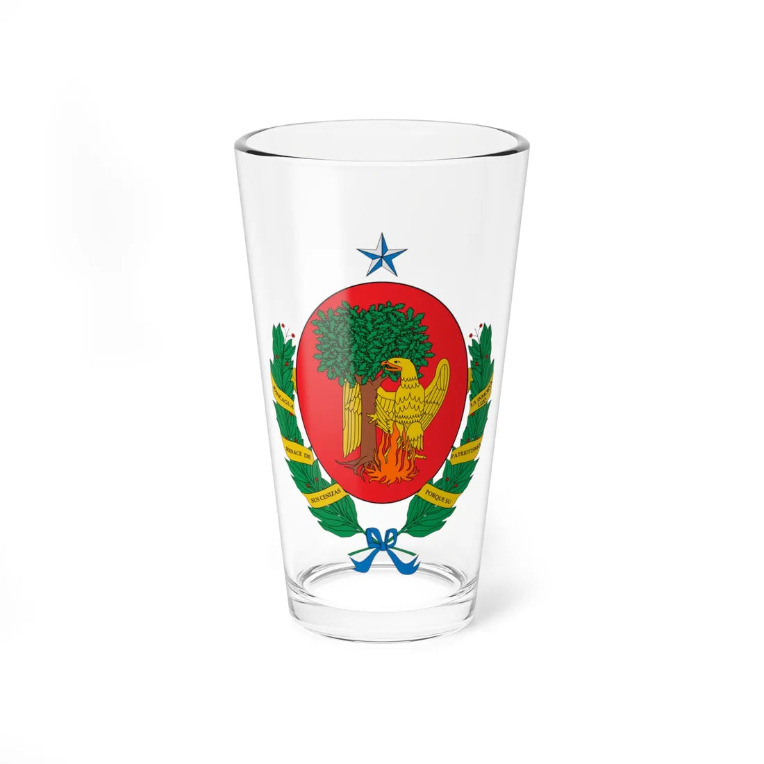 Escudo de Rancagua (Chile) (Coat of Arms) Pint Glass 16oz 16oz - Go Mug Yourself