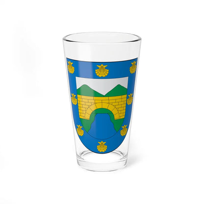 Escudo de Recoleta Chile (Chile) (Coat of Arms) Pint Glass 16oz 16oz - Go Mug Yourself