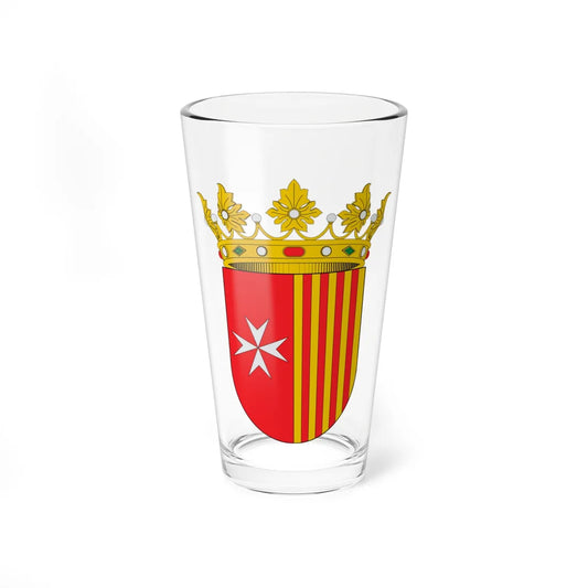 Escudo de Remolinos (Spain) (Coat of Arms) Pint Glass 16oz 16oz - Go Mug Yourself