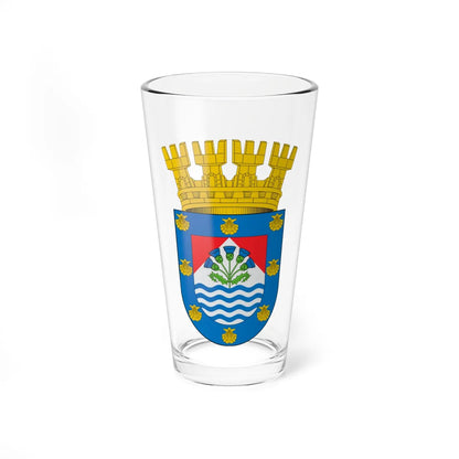 Escudo de Renca (Chile) (Coat of Arms) Pint Glass 16oz 16oz - Go Mug Yourself