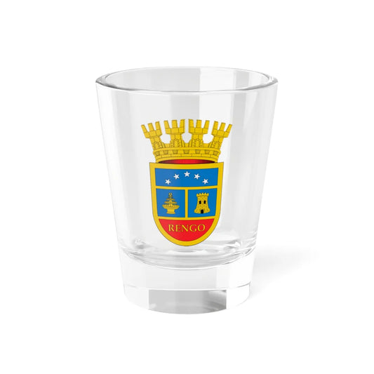 Escudo de Rengo (Chile) (Coat of Arms) Shot Glass 1.5oz 1.5oz - Go Mug Yourself
