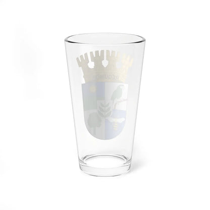 Escudo de Requínoa (Chile) (Coat of Arms) Pint Glass 16oz - Go Mug Yourself
