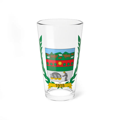 Escudo de Restrepo Meta (Colombia) (Coat of Arms) Pint Glass 16oz 16oz - Go Mug Yourself