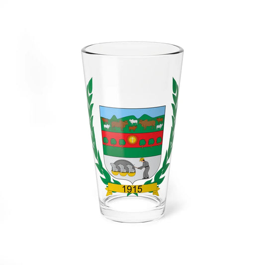 Escudo de Restrepo Meta (Colombia) (Coat of Arms) Pint Glass 16oz 16oz - Go Mug Yourself