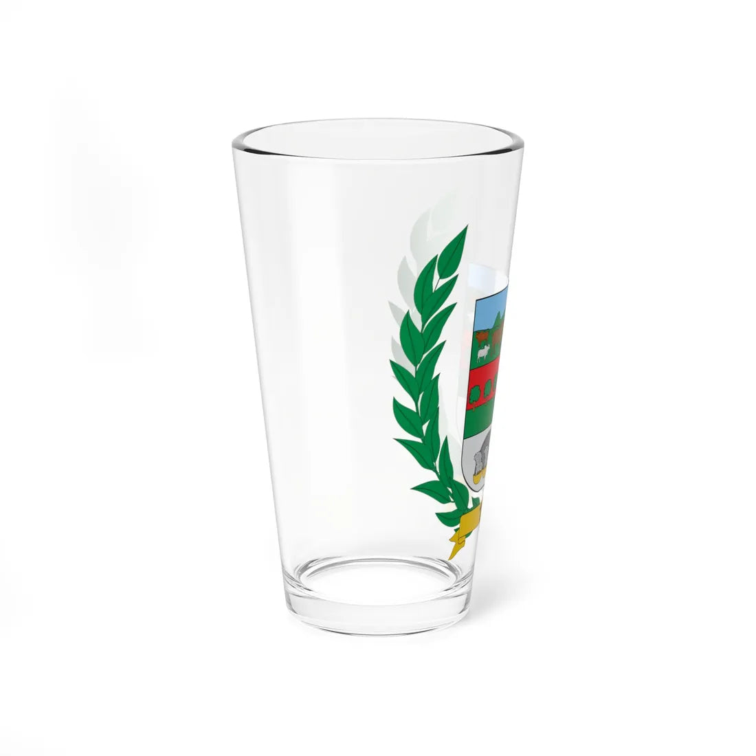 Escudo de Restrepo Meta (Colombia) (Coat of Arms) Pint Glass 16oz - Go Mug Yourself