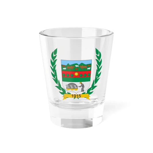 Escudo de Restrepo Meta (Colombia) (Coat of Arms) Shot Glass 1.5oz 1.5oz - Go Mug Yourself