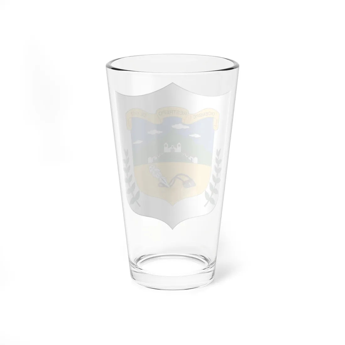 Escudo de Restrepo - Valle del Cauca (Colombia) (Coat of Arms) Pint Glass 16oz - Go Mug Yourself