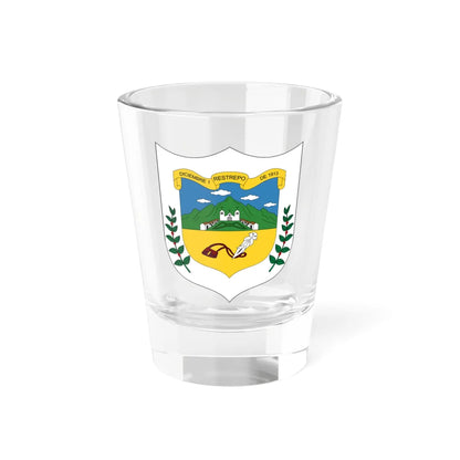 Escudo de Restrepo - Valle del Cauca (Colombia) (Coat of Arms) Shot Glass 1.5oz 1.5oz - Go Mug Yourself