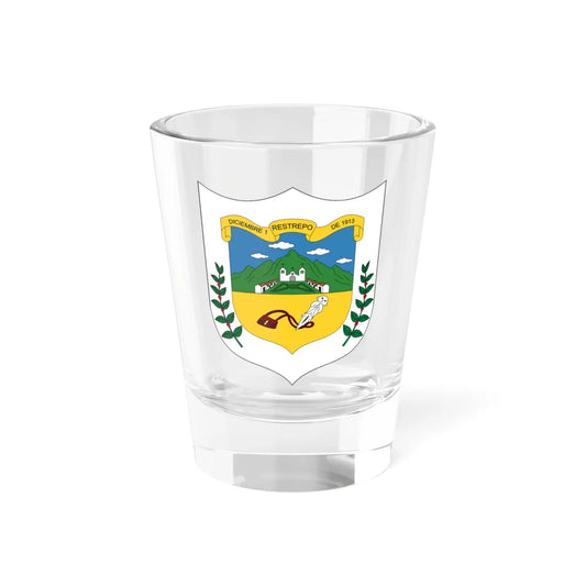 Escudo de Restrepo - Valle del Cauca (Colombia) (Coat of Arms) Shot Glass 1.5oz 1.5oz - Go Mug Yourself