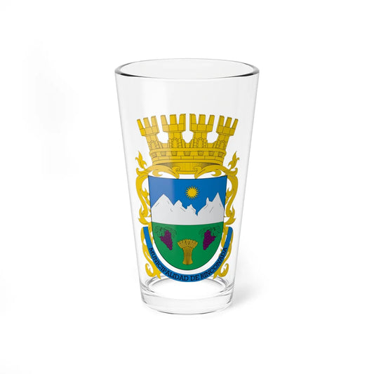 Escudo de Rinconada (Chile) (Coat of Arms) Pint Glass 16oz 16oz - Go Mug Yourself