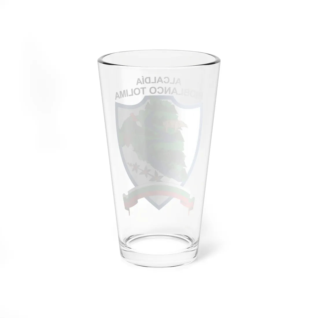 Escudo de Rioblanco - Tolima (Colombia) (Coat of Arms) Pint Glass 16oz - Go Mug Yourself