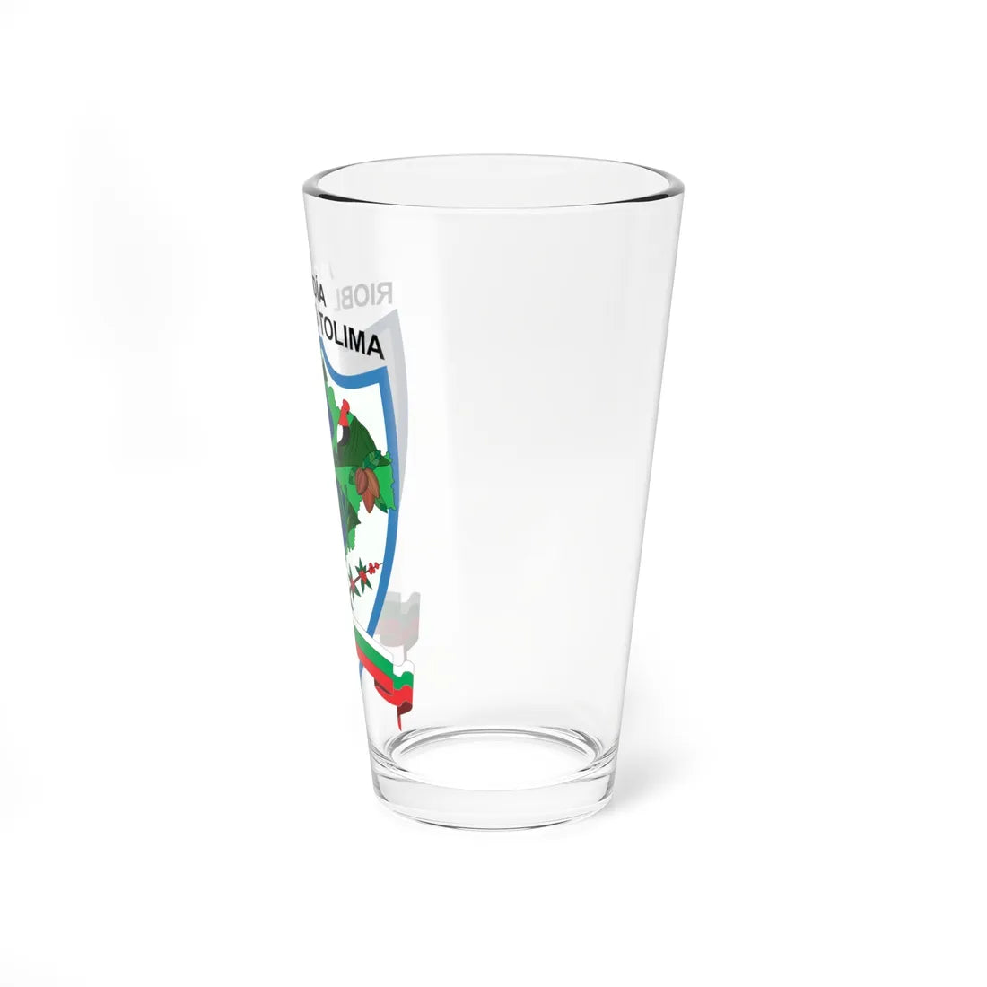 Escudo de Rioblanco - Tolima (Colombia) (Coat of Arms) Pint Glass 16oz - Go Mug Yourself