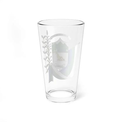 Escudo de Riofrío - Valle del Cauca (Colombia) (Coat of Arms) Pint Glass 16oz - Go Mug Yourself