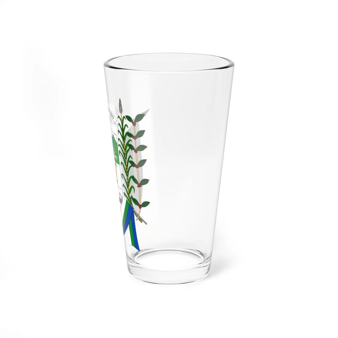 Escudo de Riofrío - Valle del Cauca (Colombia) (Coat of Arms) Pint Glass 16oz - Go Mug Yourself