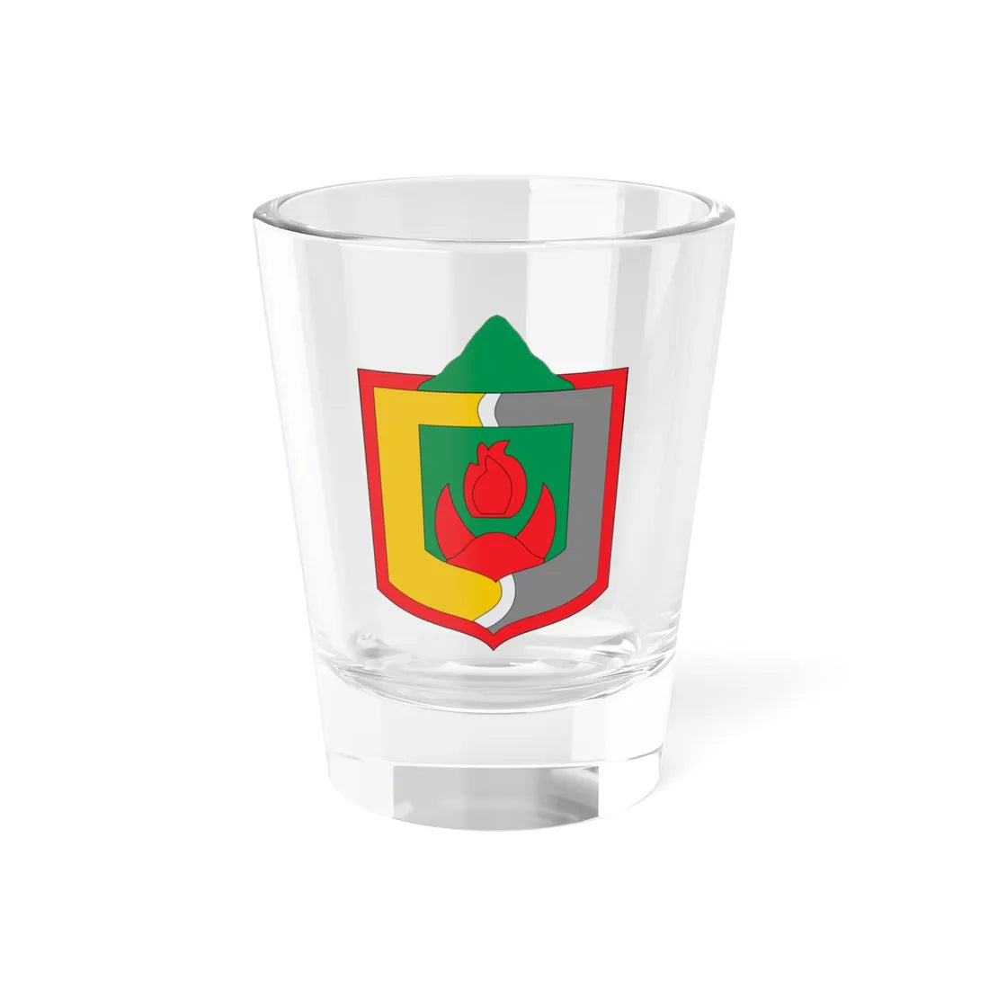 Escudo de Riosucio Caldas (Colombia) (Coat of Arms) Shot Glass 1.5oz 1.5oz - Go Mug Yourself