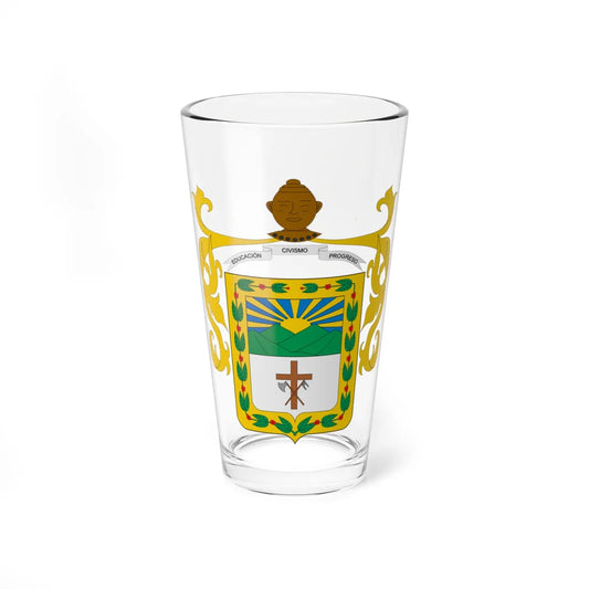 Escudo de Risaralda Caldas (Colombia) (Coat of Arms) Pint Glass 16oz 16oz - Go Mug Yourself