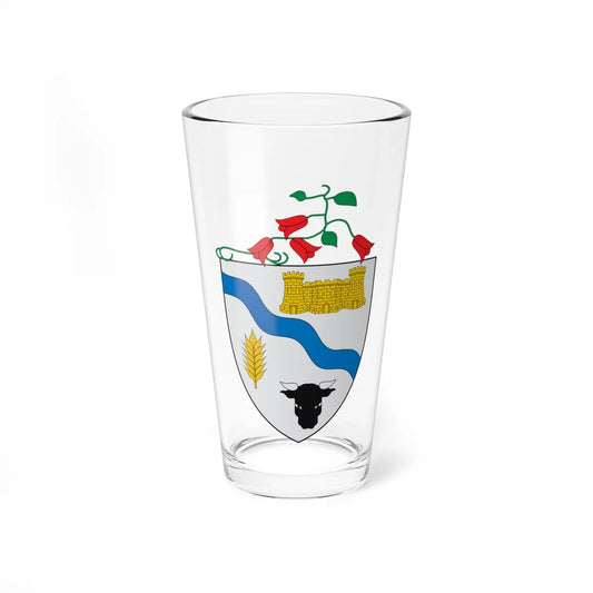 Escudo de Río Bueno (Chile) (Coat of Arms) Pint Glass 16oz 16oz - Go Mug Yourself