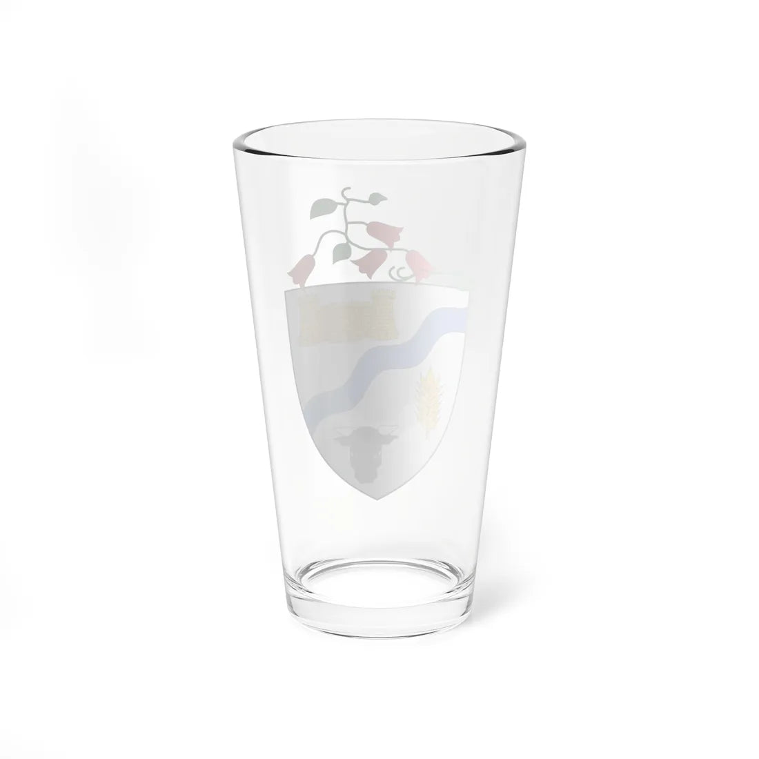 Escudo de Río Bueno (Chile) (Coat of Arms) Pint Glass 16oz - Go Mug Yourself