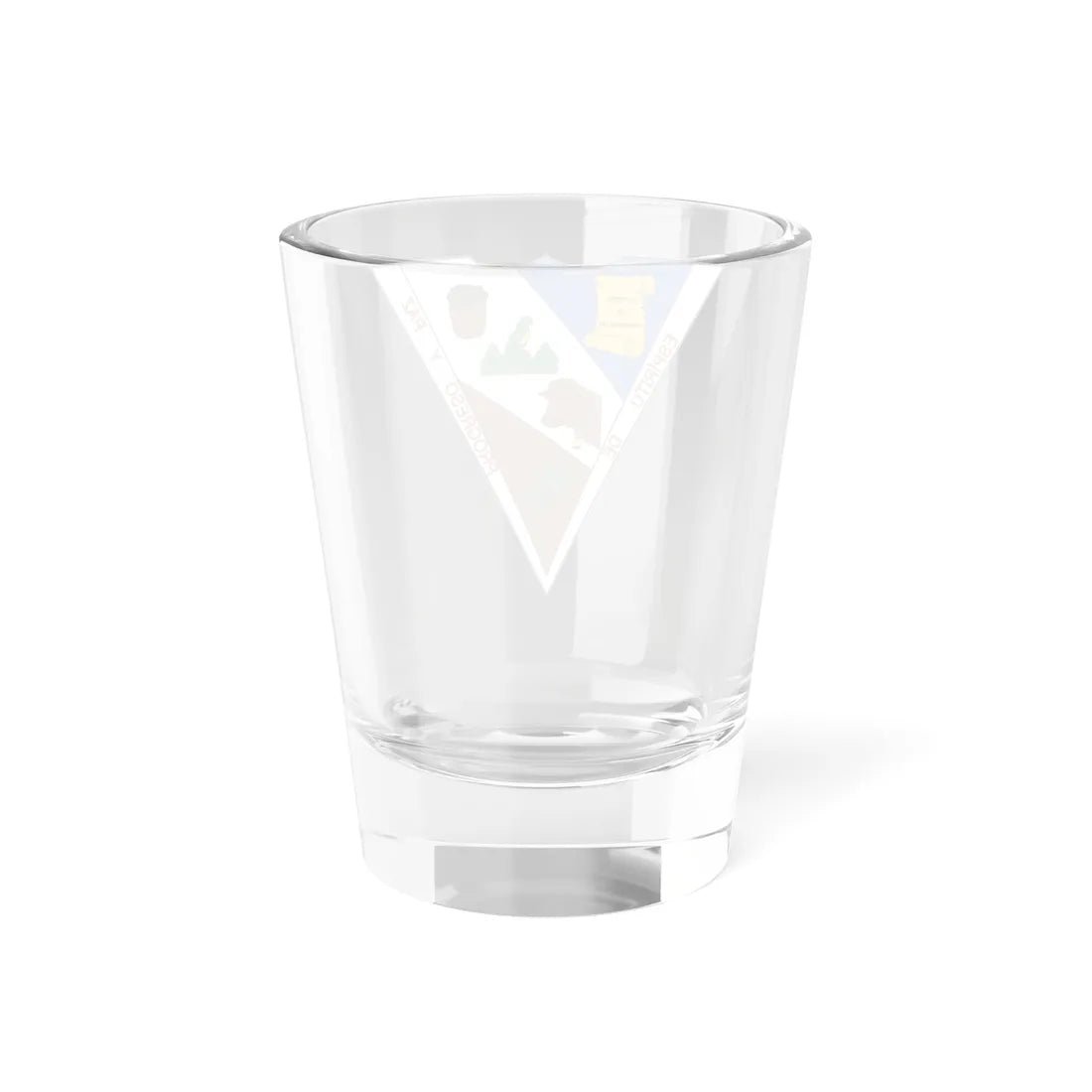 Escudo de Roncesvalles Tolima (Colombia) (Coat of Arms) Shot Glass 1.5oz - Go Mug Yourself