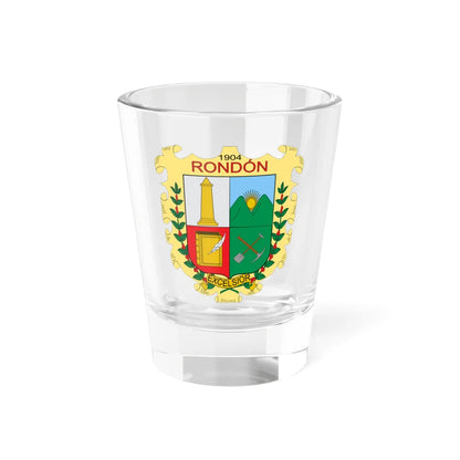 Escudo de Rondón Boyacá (Colombia) (Coat of Arms) Shot Glass 1.5oz 1.5oz - Go Mug Yourself
