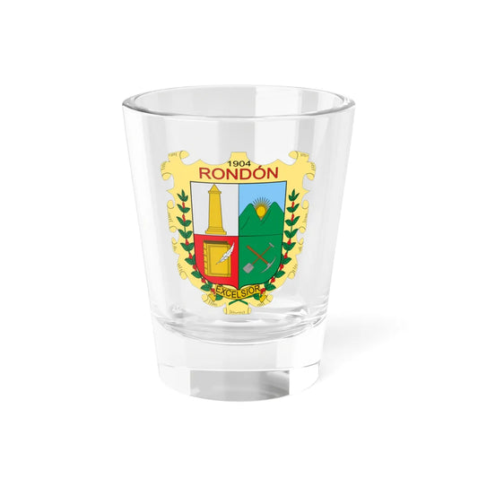 Escudo de Rondón Boyacá (Colombia) (Coat of Arms) Shot Glass 1.5oz 1.5oz - Go Mug Yourself
