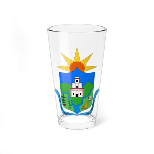 Escudo de Rosas - Cauca (Colombia) (Coat of Arms) Pint Glass 16oz 16oz - Go Mug Yourself