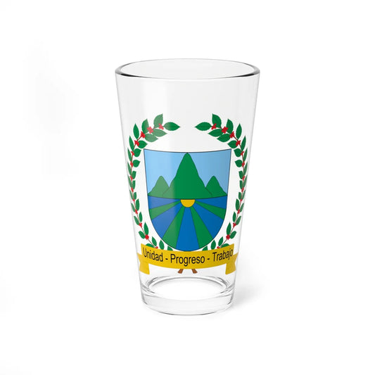 Escudo de Rovira Tolima (Colombia) (Coat of Arms) Pint Glass 16oz 16oz - Go Mug Yourself
