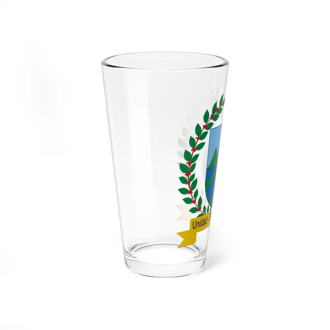 Escudo de Rovira Tolima (Colombia) (Coat of Arms) Pint Glass 16oz - Go Mug Yourself