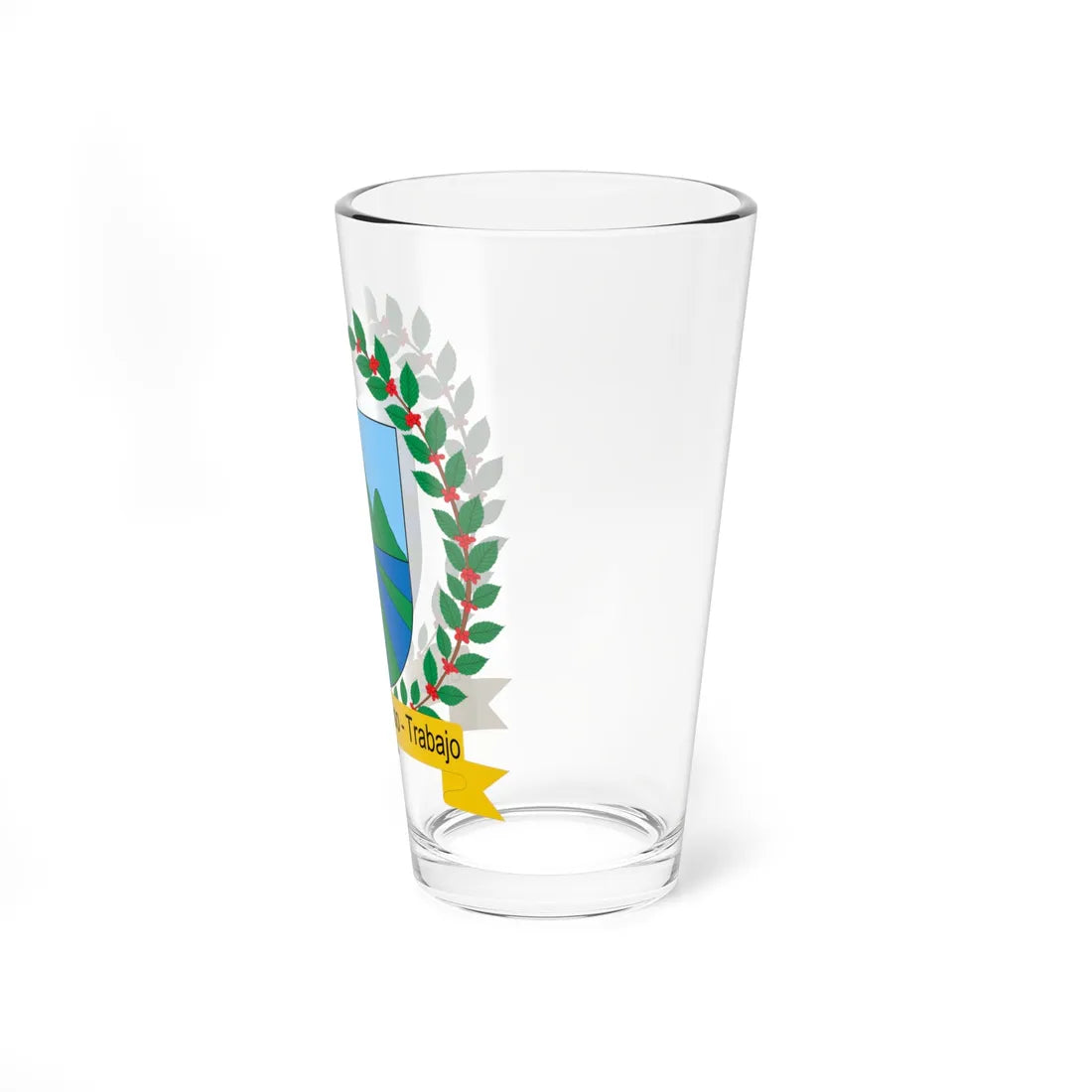 Escudo de Rovira Tolima (Colombia) (Coat of Arms) Pint Glass 16oz - Go Mug Yourself
