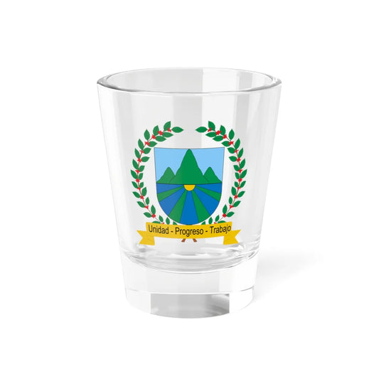 Escudo de Rovira Tolima (Colombia) (Coat of Arms) Shot Glass 1.5oz 1.5oz - Go Mug Yourself