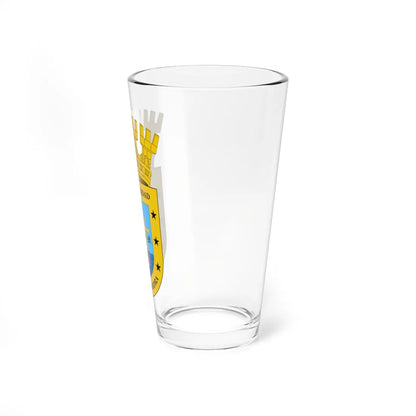 Escudo de Saavedra Chile (Chile) (Coat of Arms) Pint Glass 16oz - Go Mug Yourself
